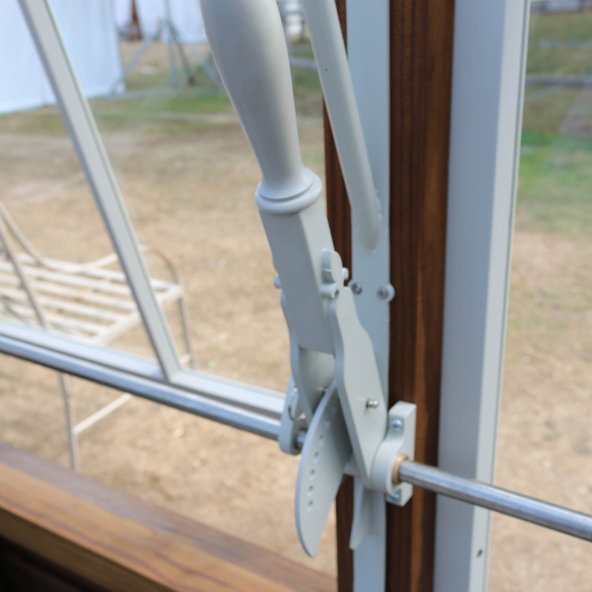 Upgrade from 2 no. manual sash opener to multi opener